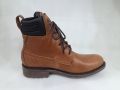 Remember Light Brown Vintage Leather Lace-Up Boots For Men- N5. 