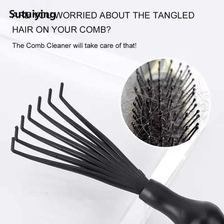 Sutuiying%202pcs/set%20Detangling%20Air%20Cushion%20Hairbrush%20Scalp%20Massage%20Comb%20Soft%20Portable%20Nylon%20Smooth%20Hair%20Brush%20with%20Cleaning%20Claws%20Hair%20Styling%20Tools%20-%20Image%205