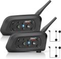 EJEAS V6 pro full duplex intercom helmets bluetooth intercomunicador para casco de moto wireless intercom system for motorcycle. 