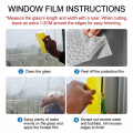 Decorative 45x200cm Decorative Window Film PVC Floral Stained Glass Window Sticker Removable Static Cling Privacy Sticker Bathroom. 