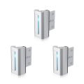 JAERBEE 3Pack Door Reinforcement Lock,Aluminium Alloy U Door Reinforcement Lock 3Inch Security Door Lock Home Proof Door Stopper. 