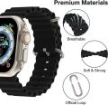 T8000 Ultra Smart Watch 1.90 (4.8 cm) Display, Bluetooth Calling HD Smart Watch, Sports Mode, Heart & SpO2 Monitoring, IP68, Fast Charging Smart Ultra 8 Series Watch (Black). 