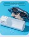 Yongbo Hydrodynamic Silicone Soft Wide Lens Dual Strap Interchangeable Nose Bridge Size Unisex Swimming Goggles. 