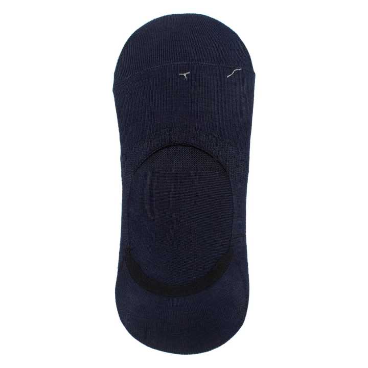 Blue Cotton Loafer Socks For Summer Unisex