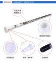 Adjustable Stainless Steel Telescopic Shower Curtain Rod 110-200cm for Bathroom. 