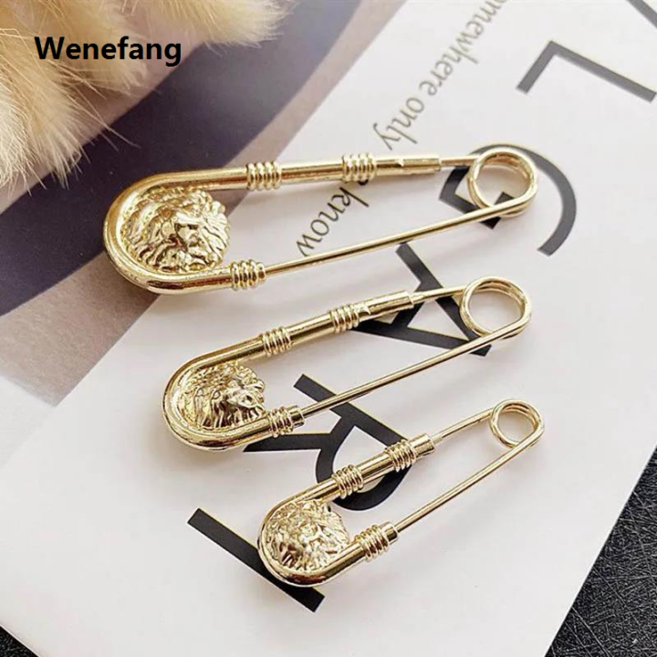 Wenefang%201pc%20Alloy%20Double%20Lion%20Head%20Brooch%20Pin%20Fashion%20DIY%20Safety%20Pins%20Women%20High%20Quality%20Waist%20Closing%20Artifact%20Men%20Suit%20Jacket%20Decoration%20Jewelry%20-%20Image%202