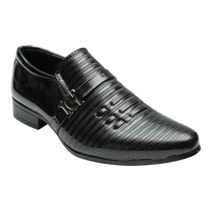 Black Party Shoes For Boys