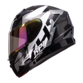KPI Kh7s PR Full Face Single Visor Helmet. 