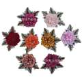 Chuanghao Colorful Multi-layer 3D Embroidery Applique DIY Decoration Clothing Accessories Shoe Flower. 
