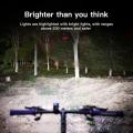 New style T6 LED Bike Front Light Bicycle Headlight Rechargeable Bright MTB Road Bike Head Lamp LED Cycling Flashlight for Night Riding. 