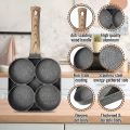 4-hole Omelet Pan Frying Pot Thickened Non-stick Egg Pancake Steak Cooking Pan. 