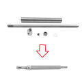 High Precision Watterproof 4mm Stainless Steel Marine Boat Prop Drive Shafts and Sleeve Tuber Set for RC Boat,10mm. 