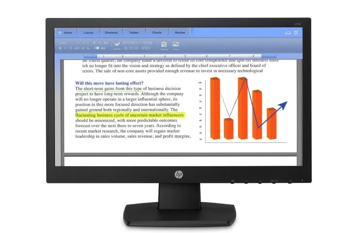 HP%20Monitor%20V194%20%2018.5-inch%20Native%20resolution%20HD%20(1366%20x%20768%20@%2060%20Hz)%20%20VGA%20Port%20%20Black%20-%20Image%202