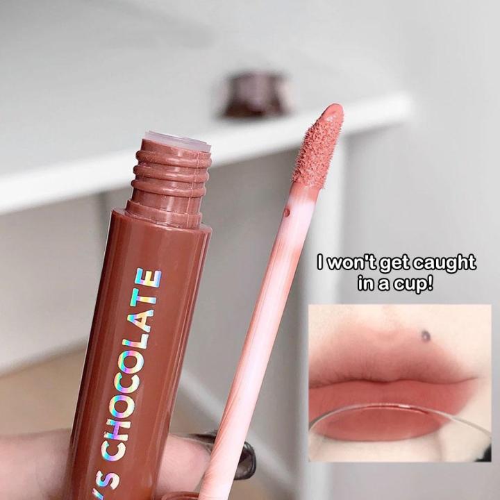 5%20Pcs%20Chocolate%20Lip%20Glaze%20Lipstick%20Matte%20Lip%20Matte%20Moisturizing%20Lip%20Gloss%20Waterproof%20Lip%20Glaze%20Set%20Mist%20Matte%20-%20Image%205