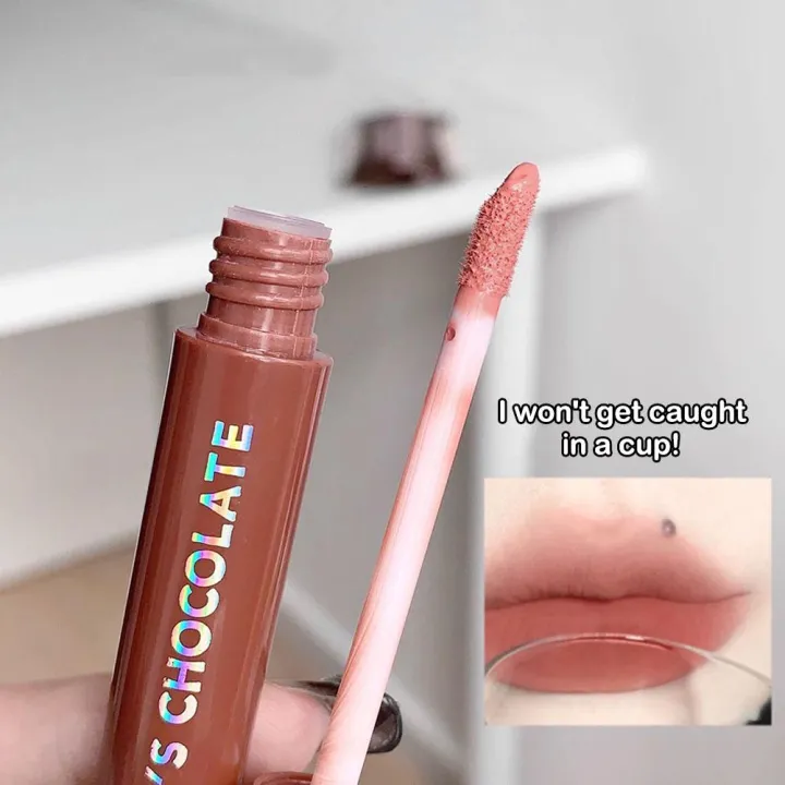 5%20Pcs%20Chocolate%20Lip%20Glaze%20Lipstick%20Matte%20Lip%20Matte%20Moisturizing%20Lip%20Gloss%20Waterproof%20Lip%20Glaze%20Set%20Mist%20Matte%20-%20Image%205