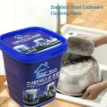 Household Stainless Steel Cleaning Paste Powerful Oven&cookware Cleaner Kitchen Washing Pot Bottom Black Scale Decontamination. 