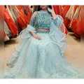 Party Wear Sequence Work Designer Net Lehenga Choli. 