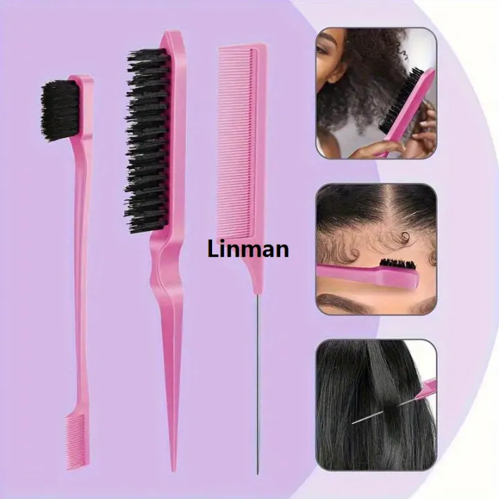 12-Piece%20Hair%20Styling%20Set%20Combs%20Clips%20Rat%20Tail%20Comb%20Edge%20Control%20Brush%20Spray%20Bottle%20-%20Odorless%20Abs%20Plastic%20For%20All%20Hair%20Types%20-%20Image%205
