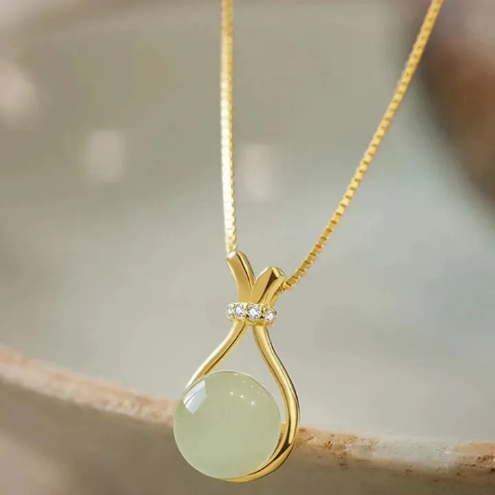 18K%20Gold%20Color%20Hetian%20Jade%20Necklace%20Metal%20Non%20Tarnish%20Fashion%20Accessories%20Jewelry%20For%C2%A0Classy%C2%A0%20-%20Image%207