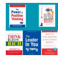 Power Of Positive Thinking + Subconscious Mind  + Think And Grow Rich + The Leader In You + How To Win Friends & Influence People (Self Help Combo). 