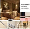 4 Corner Mosquito Net Bed | Embroidered Mosquito Net With Stand  | Raja Jhul. 