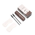 Eyebrow Stamp Stencil Kit - 1 Pcs Eye Brow Stamp Shaping Kit Long-Lasting Waterproof, Eyebrow Makeup Brow Shape with 10 PCS. 
