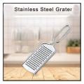 Stainless Steel Cheese Grater - Silver, Pack of 1. 