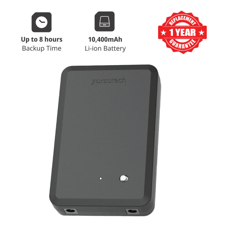 Nizi WiFi Router Backup Inverter Powerbank ups with 10400mAh Li-ion Battery / 12 Months Guarantee