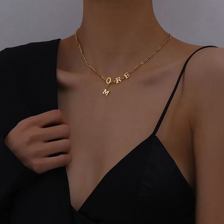 %E3%80%90Trendy%20designs%E3%80%91Simple%20Retro%20Sense%20K%20Gold%20MORE%20Necklace%20Women's%20Instagram%20Style%20Cold%20Style%20Collarbone%20Necklace%20Chain%20-%20Image%205
