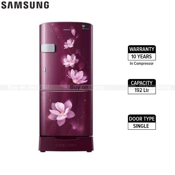 Samsung%20%20Rr20M2Z4Zr7%20192Ltr%20Single%20Door%20Refrigerator%20-%20Magnolia%20Red%20-%20Image%202