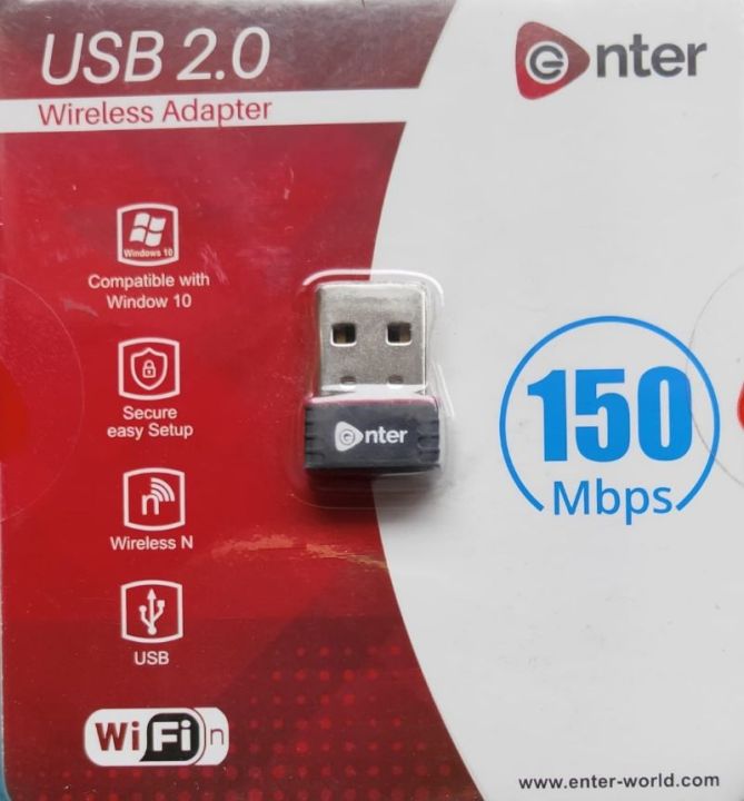 Enter 150Mbps Wireless & Usb Wifi Receiver