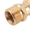 JAERBEE 4X Pressure Washer Swivel Joint, Free to Hose Fitting, Anti Twist Metric M22 14mm Connection, 3000 Psi. 