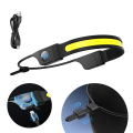 ARELENE LED COB Headlamp Light USB Rechargeable Torch Digital Power Dispaly Headlight for Camping Walking Fishing Hiking. 