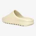 Cream Color Classic Chunky Slides For Men. 
