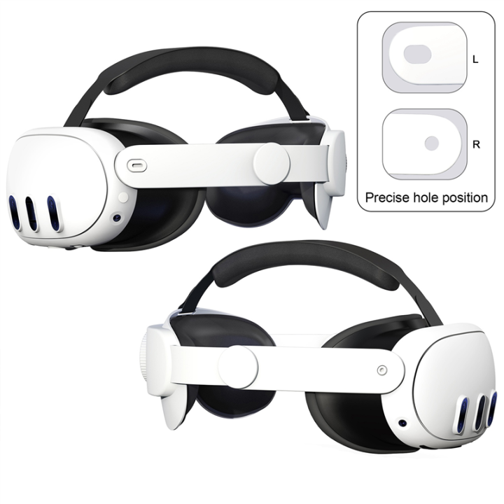 For%203%20VR%20Strap%20Comfortable%20Sponge%20Headwear%20Adjustable%20Headband%20VR%20Replacement%20Black%20-%20Image%206