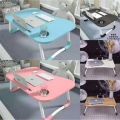 Folding Laptop Table - Portable Desk for Room, Office, or Student Use. Special Offer on Modern Design, Ideal for Bedroom or Office. 