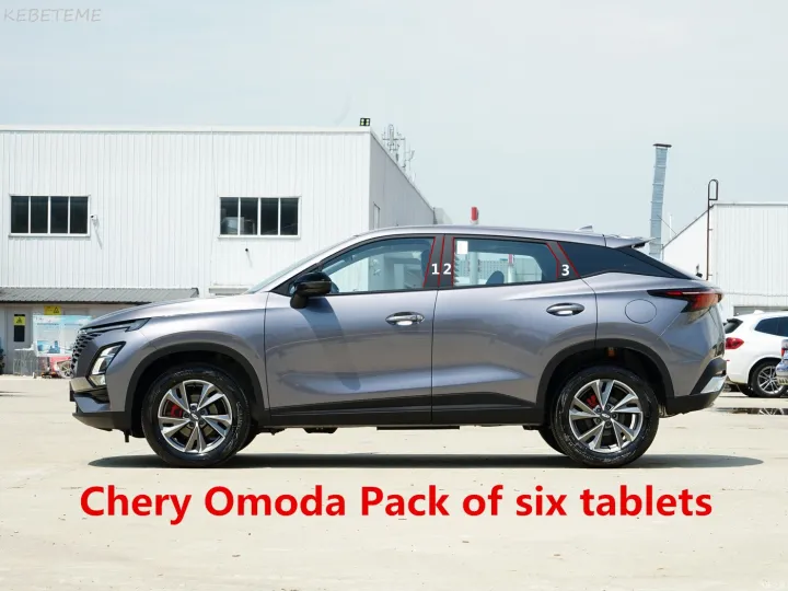 KEBETEME%20Applicable%20to%20Chery%20Jetour%20X70/plus/X90/X95%20Fuwin%202%20Antee%20Omoda%20modified%20special%20window%20trim%20PC%20black%20mirror%20pillar%20decoration%20-%20Image%207