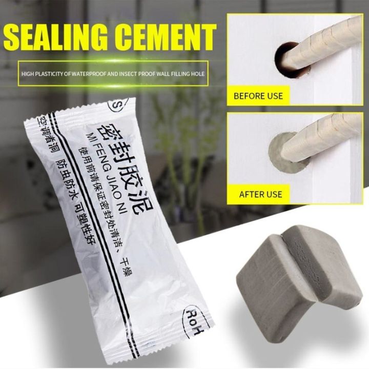Wall Hole Sealant Strong Adhesive DIY Plasticine Sealant Clay Air Conditioning Hole Repair Cream Mud