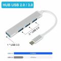 USB C HUB 3.0 Type C 3.1 4 Port Multi Splitter  OTG  Adapter. 
