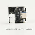 Isolated USB to TTL USB-C to serial port UART module. 