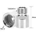 NAMUNY CO2 Adapter Converter, CO2 Cylinder Adapter Female Thread TR21-4 to Male Thread CGA320 for /. 