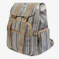 Hemp and Cotton Mix Made In Nepal Himalayan Hemp Backpack - Unisex | Fashion Cotton and Hemp Backpack. 