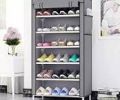 6 Layer Shoe Rack With Cover. 