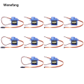 Wenefang 20PCS SG90 9G Micro Digital Servo Motor 180/360Degree Fixed-Wing Fashion Micro Gear Servo Motor for Rc Helicopter Toy Airplane Aircraft. 