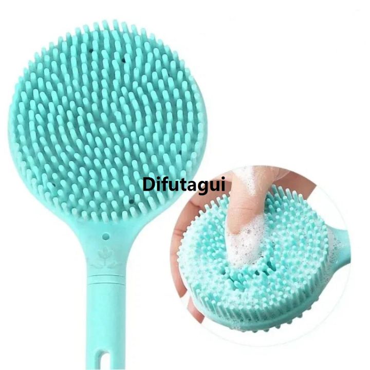 Difutagui%201Pc%20Silicone%20Long%20Handle%20Bath%20Brush%20Double-Sided%20Shower%20Exfoliating%20Sales%20promotion%20Brush%20Body%20Scrub%20Back%20Massage%20Brushes%20Bathroom%20Accessories%20-%20Image%205