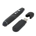 Wireless Presenter with Laser Pointer - Presentation Remote Control for PowerPoint Slides - 2.4GHz USB Dongle - Storage Pouch. 