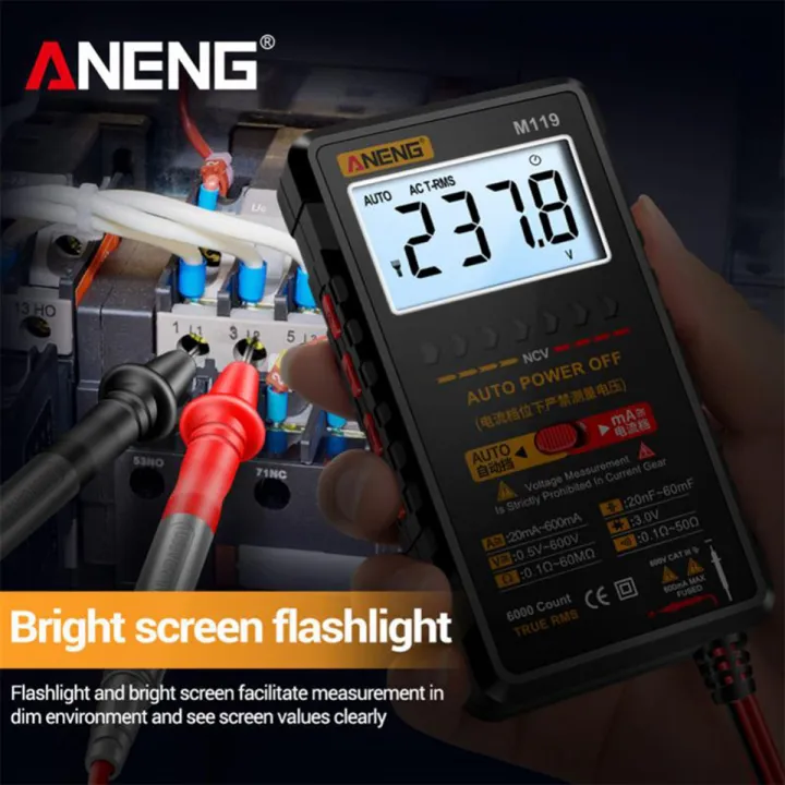 NCANRUI%20M119%20Portable%20Digital%20Multimeter%206000%20Counts%20Multimetro%20Avometer%20Transistor%20Capacitor%20Tester%20-%20Image%202