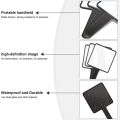 Zhitian Luxury 1Pcs Eyelash Extension Mirror Portable Square Plastic Handle Handheld Makeup Vanity Mirror Women Cosmetic Beauty Salon Supplies. 