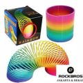 Magic Rainbow Color Spring Pack (1 Unit) Original Plastic Spring Fidget Toy For Kids | Stress Relief Fidgety Toy. 