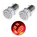 (COKP) Red 1157 Bay15D 50Smd 1206 6000K 5W 12V Led Light Car Tail Stop Brake Lamp Bulb. 